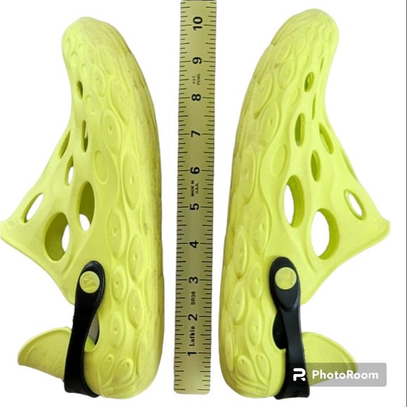 Merrell Hydro Moc Water HI VIZ Slip On Shoe Clog Sz 6/7 Flawed - Picture 11 of 13